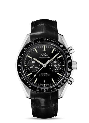 Omega Speedmaster Moonwatch Co-Axial Chronograph Platinum / Black